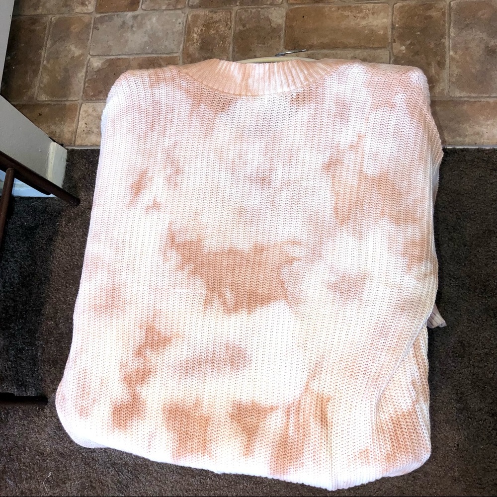 NEW [Aerie] Open Knit Oversized Tie Dye Sweater - Picture 5 of 15